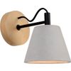 Afbeelding van Lucide POSSIO - Wandlamp - 1xE14 - Taupe