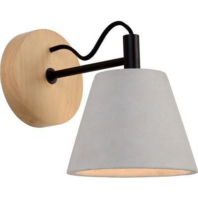 Lucide POSSIO - Wandlamp - 1xE14 - Taupe Foto van Lucide POSSIO - Wandlamp - 1xE14 - Taupe