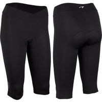 Avento Wielrenbroek 3/4 - Dames - Zwart - 36