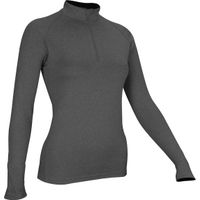 Avento Sportshirt Lange Mouw - Dames - Antraciet mêlee/Zilver - 44