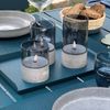 Afbeelding van Brilliant Bougie Batterij - Tafellamp - LED - Flickering Candle Light Set - Grijs/Smoke - IP44