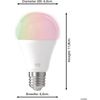 Afbeelding van EGLO connect.z Smart LED Lamp - E27 - Ø 6 cm - Instelbaar RGB & wit licht - Dimbaar - Zigbee