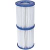 Afbeelding van Bestway -Filter Cartridges - Zwembadfilter Type II - 2 stuks - nr. 58094