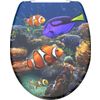 Afbeelding van SCHÜTTE WC-Bril 82372 SEA LIFE - Duroplast - Soft Close - Afklikbaar - RVS-Scharnieren - Decor - 3-z Afbeelding van SCHÜTTE WC-Bril 82372 SEA LIFE - Duroplast - Soft Close - Afklikbaar - RVS-Scharnieren - Decor - 3-z