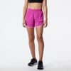 Afbeelding van New Balance Accelerate Short 5 In MPO Dames Sportbroek - Pink - Maat XL