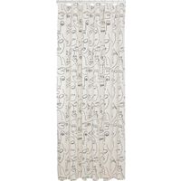 Sealskin Mind - Douchegordijn 180x200 cm - PEVA - Zwart / Wit