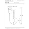 Afbeelding van Lucide MALCOLM Wandlamp - 1xE27 - Zwart