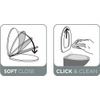 Afbeelding van Tiger Boston - Toiletbril - WC bril - Duroplast - Wit / Chroom