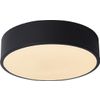 Afbeelding van Lucide UNAR - Plafonnière - Ø 20 cm - LED Dimb. - 1x12W 2700K - 3 StepDim - Zwart