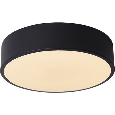 Afbeelding van Lucide UNAR - Plafonnière - Ø 20 cm - LED Dimb. - 1x12W 2700K - 3 StepDim - Zwart