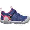 Afbeelding van Keen Knotch Peak Older Kids Wandelschoenen Blue Depths/Pink Peacock | Blauw | Mesh | Maat 37 | K102