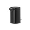 Afbeelding van Brabantia NewIcon Prullenbak - 3 l - Matt Black