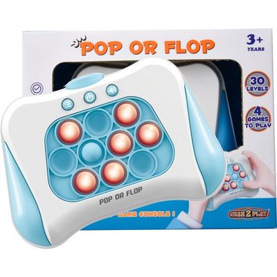 Afbeelding van Pop or Flop Gameconsole blauw - Spel