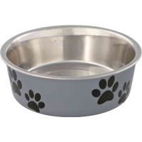 TRIXIE VOERBAK RVS / KUNSTSTOF-OMMANTELING ASSORTI