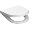 Afbeelding van SCHÜTTE WC-Bril 82910 D-SHAPE WHITE - Duroplast - D-vorm - Soft Close - Afklikbaar - RVS-Scharnieren
