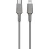 Afbeelding van Fresh 'n Rebel - 18W USB-C Mini Fast Charger met Power Delivery + 1.5M Lightning Cable - Ice Grey