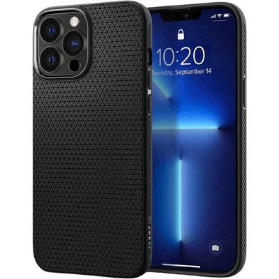 Afbeelding van Spigen Liquid Air TPU met Air Cushion hoesje voor iPhone 13 Pro - zwart