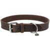 Afbeelding van Trixie Halsband Hond Rustic Vetleer Donkerbruin