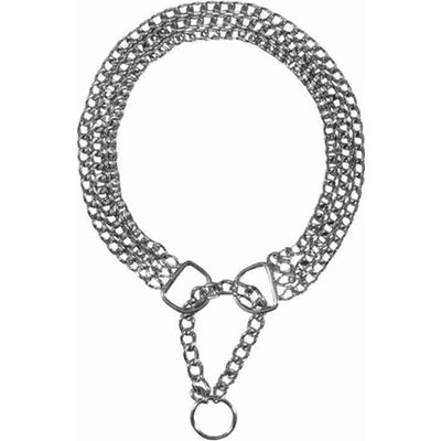 Afbeelding van Trixie Halsband Hond Half-Slip Ketting Met 3 Rijen