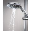 Afbeelding van SCHÜTTE Niagara Handdouche - Douchekop Ø 15 cm - 5 Standen - Watervaluitloop - Waterstop - Chroom