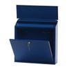 Afbeelding van V-part - Wandbrievenbus Malagan - Galvanized steel Powder Coated - blauw