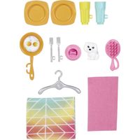 Barbie - huis en Barbiepop - Barbie huis met 2 verdiepingen