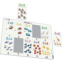 Larsen Legpuzzel Maxi Leren Optellen - 20 Stukjes