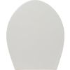 Afbeelding van Plieger Start Toiletbril – Wc Bril Wit Thermoplast – Wc Brillen met Deksel – Kunststof Bevestiging