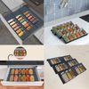 Afbeelding van Kitchenful Kruidenrek lade - kruiden organiser - 6 stuks - zwart - verstelbaar - metaal - kruiden o