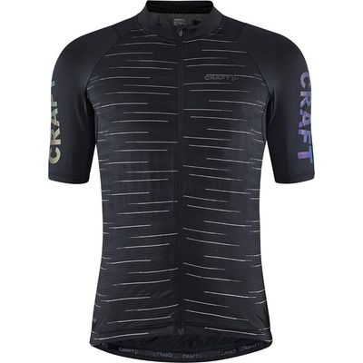 Afbeelding van Craft Fietsshirt Korte Mouwen Heren Zwart Reflective - ADV ENDUR LUMEN JERSEY M BLACK BLACK-XL