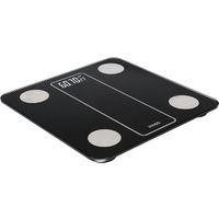 MOSS - Digitale personenweegschaal met Bluetooth en lichaamsanalyse - Zwart
