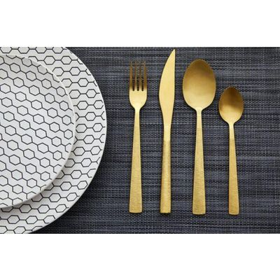 Afbeelding van Buccan - Bestekset - Florence - RVS - 24 delig - Goud