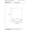 Afbeelding van Lucide BENTOO-LED - Plafondspot - Ø 8 cm - LED Dimb. - GU10 - 1x5W 3000K - Wit