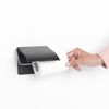 Afbeelding van Brabantia ReNew WC rolhouder - met Klep - Matt Black