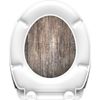 Afbeelding van SCHÜTTE WC-Bril 82368 OLD WOOD - Duroplast - Soft Close - Afklikbaar - RVS-Scharnieren - Decor - 3-z