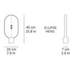 Afbeelding van Heng Balance Lamp Ellipse USB; LIGHT WOOD