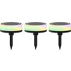 Afbeelding van Calex Smart Outdoor 24v Tuinverlichting - Set van 3 Padverlichting - Slimme Grondspot - RGB en Warm 