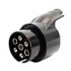 Afbeelding van Carpoint Adapter 7- Naar 13-polig Trailerdoos Zwart