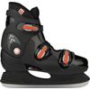 Afbeelding van Nijdam IJshockeyschaats - Hardboot - Zwart/Zilver/Rood - 37