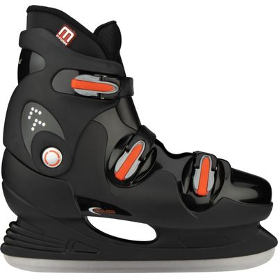 Afbeelding van Nijdam IJshockeyschaats - Hardboot - Zwart/Zilver/Rood - 37