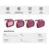 Afbeelding van PGYTECH Professional ND filterset (ND8, 16, 32, 64) - geschikt voor DJI Mavic Mini
