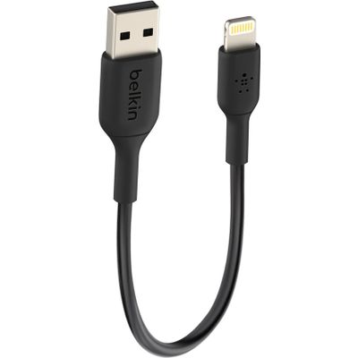 Afbeelding van Belkin MIXIT On-the-Go Apple iPhone Lightning naar USB Kabel - 15 cm - Zwart Afbeelding van Belkin MIXIT On-the-Go Apple iPhone Lightning naar USB Kabel - 15 cm - Zwart