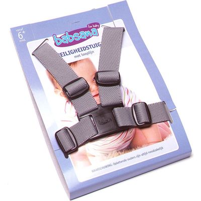 Afbeelding van Babsana Universeel Grijs Nylon Kinderstoel Tuigje TB-1163