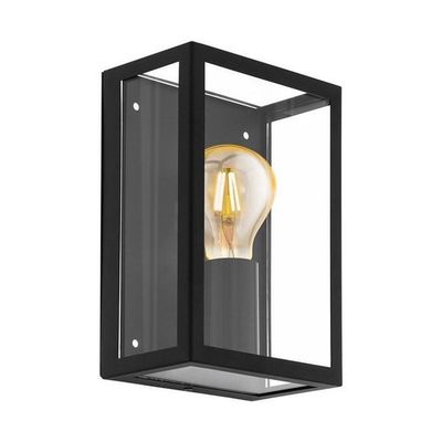 Afbeelding van EGLO Alamonte 1 Wandlamp Buiten - E27 - 26 cm - Zwart
