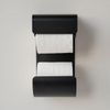 Afbeelding van Sealskin Brix - Toiletrolhouder dubbel - Zwart
