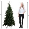 Afbeelding van Black Box Trees Charlton Kunstkerstboom met LED Verlichting - H185 x Ø115 cm - Groen