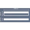Afbeelding van Philips myKitchen Linea TL Plafonnière - LED - Wit - 54,8 cm breed - 9W - 800 lumen - incl. Kabel e
