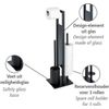 Afbeelding van WENKO Toiletbutler Rivalta zwart - Toiletborstel met houder, Toiletrolhouder en Reserverolhouder