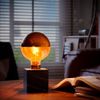 Afbeelding van Calex Tafellamp Marmer Vierkant - E27 - Zwart - Excl. lichtbron