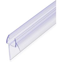 Navaris douchedeur afdichting met lip - Lekstrip - Douchedeurafdichting - Met waterkering - Voor 8m